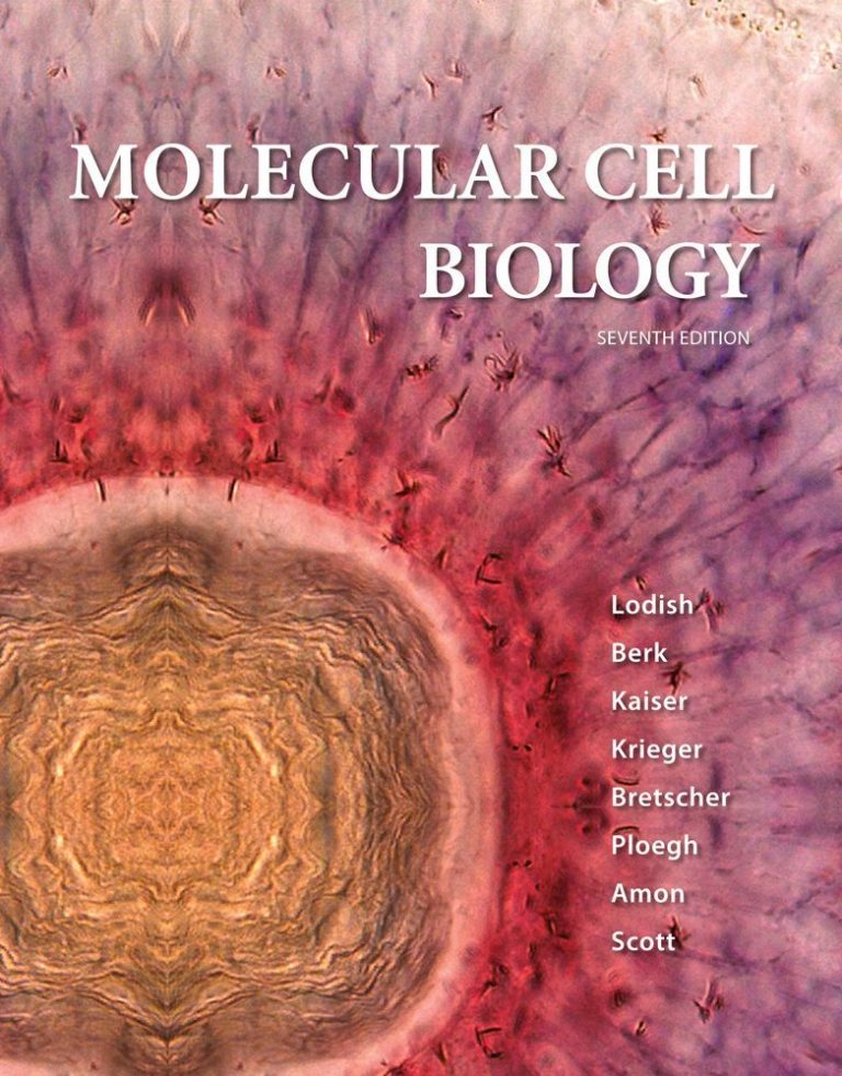 Molecular Cell Biology Lodish 7th Edition Solutions Manual